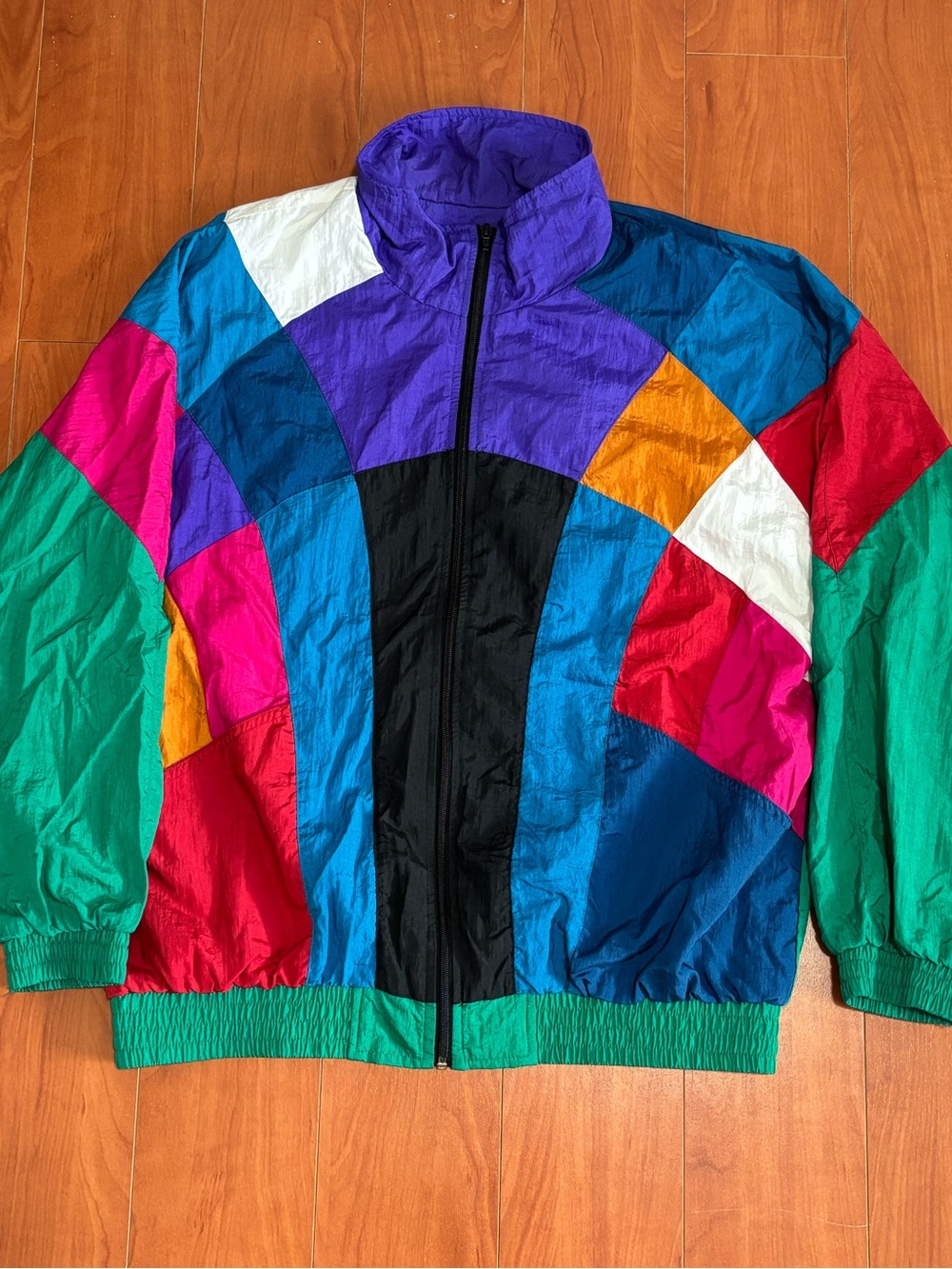 Vintage 90’s Sunterra Colourblock Windbreaker Jacket - Size Large